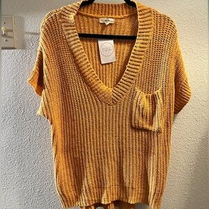 Sweet orange sweater